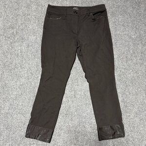 White House Black Market Women's Skinny Ankle Pants Black Size 6